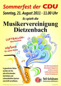 You are currently viewing CDU-Sommerfest in Dietzenbach