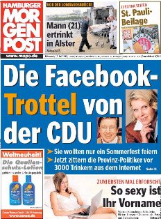 Facebooktrottel von der CDU
