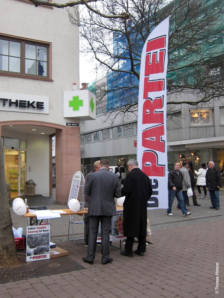 You are currently viewing 1. Infostand der „PARTEI“ Main-Kinzig